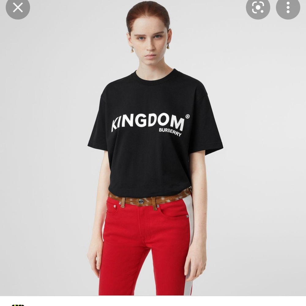 Women’s oversized Burberry kingdom T-shirt